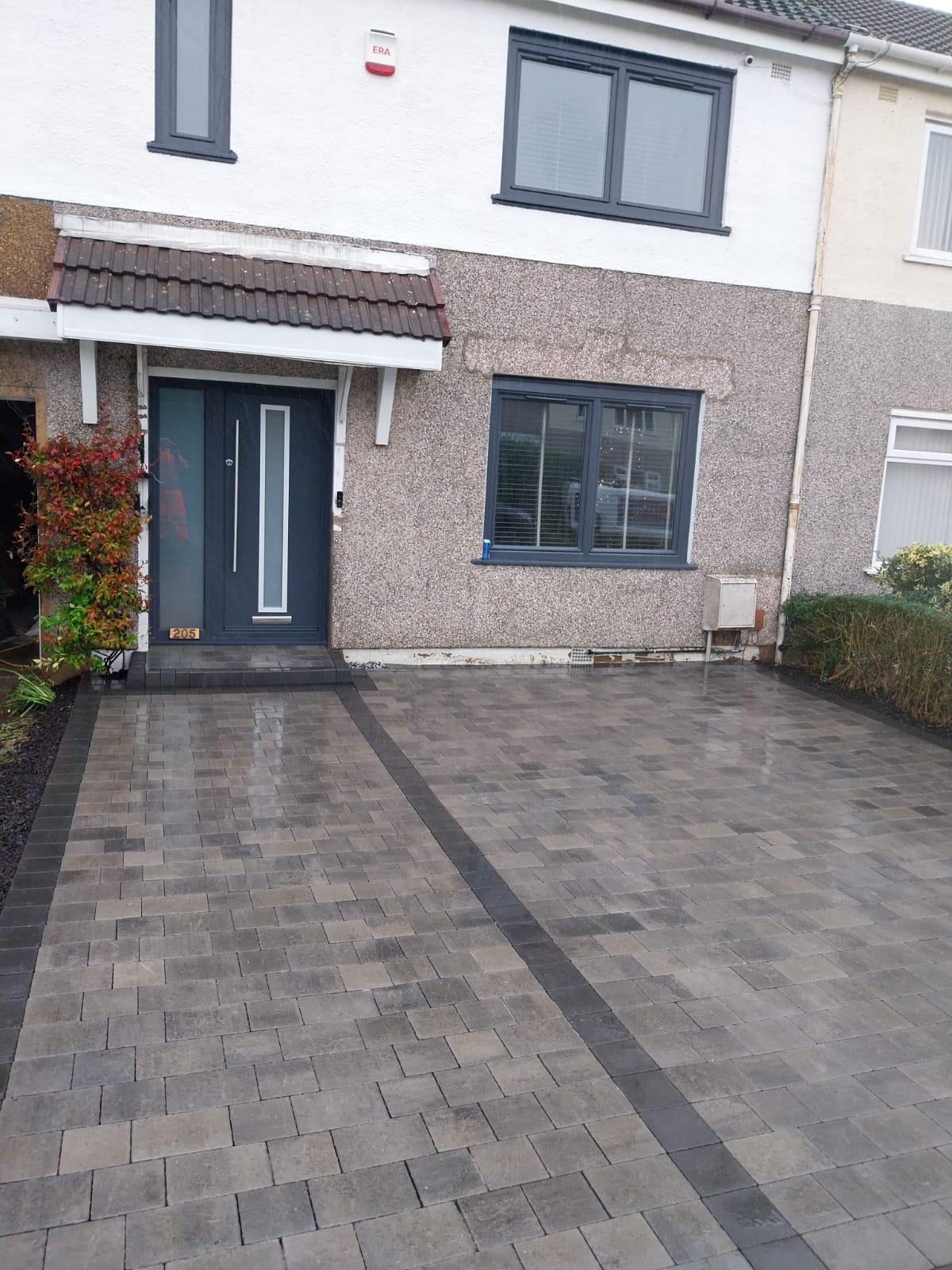 Driveway and patio complete